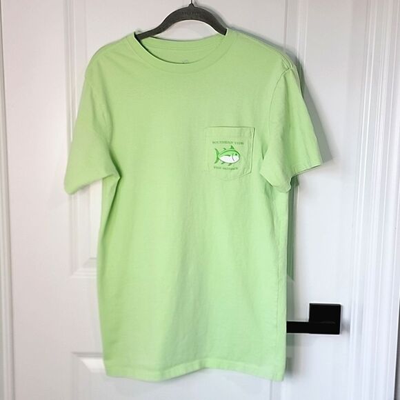 Southern Tide Lime Green Original The Skipjack Tee Shirt - Size XS - Picture 1 of 10